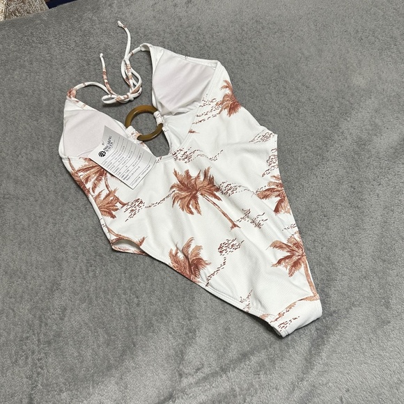 Breaking Waves Palm Print One-Piece Swimsuit – Size M – New with tag. - Picture 12 of 15